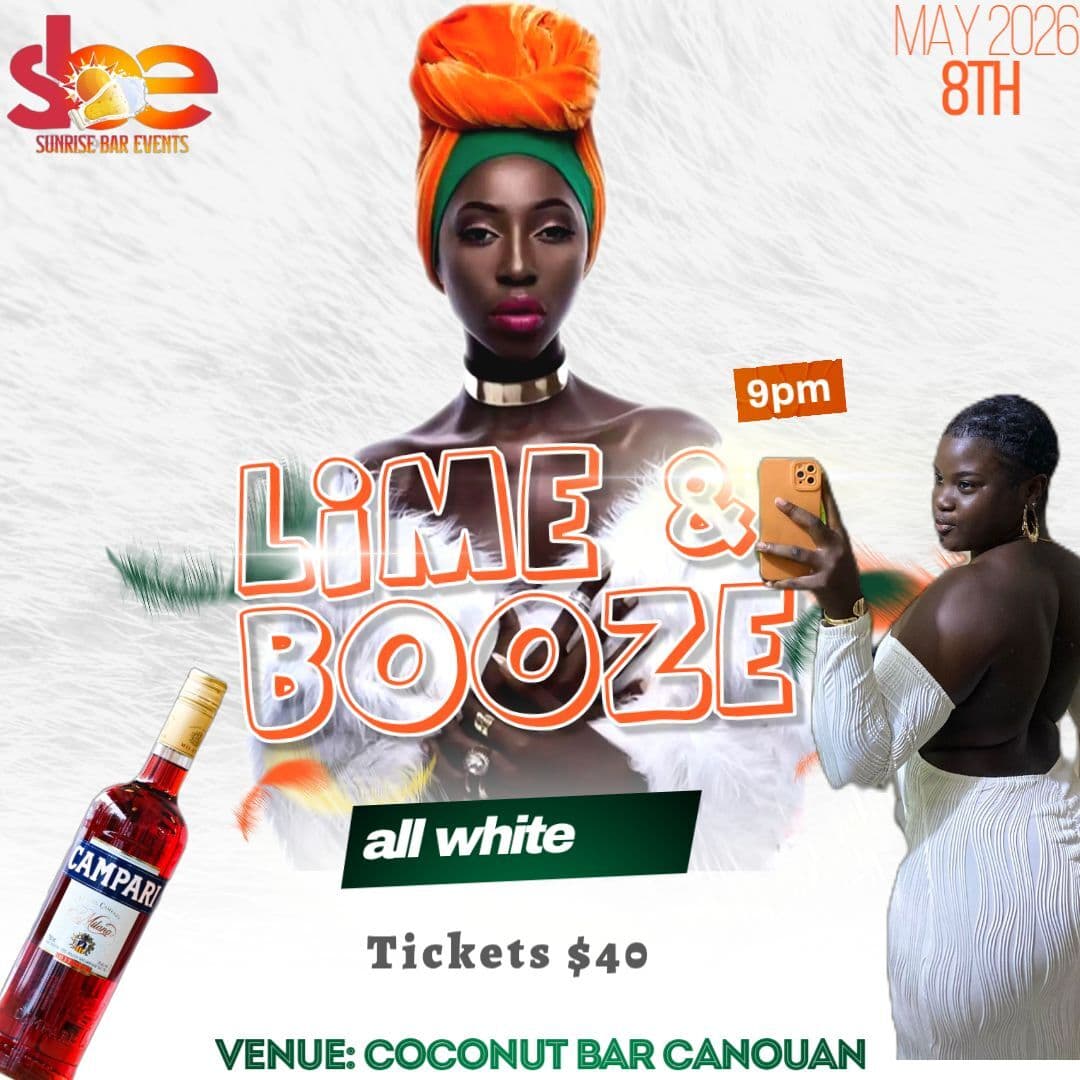 LIME & BOOZE ALL WHITE