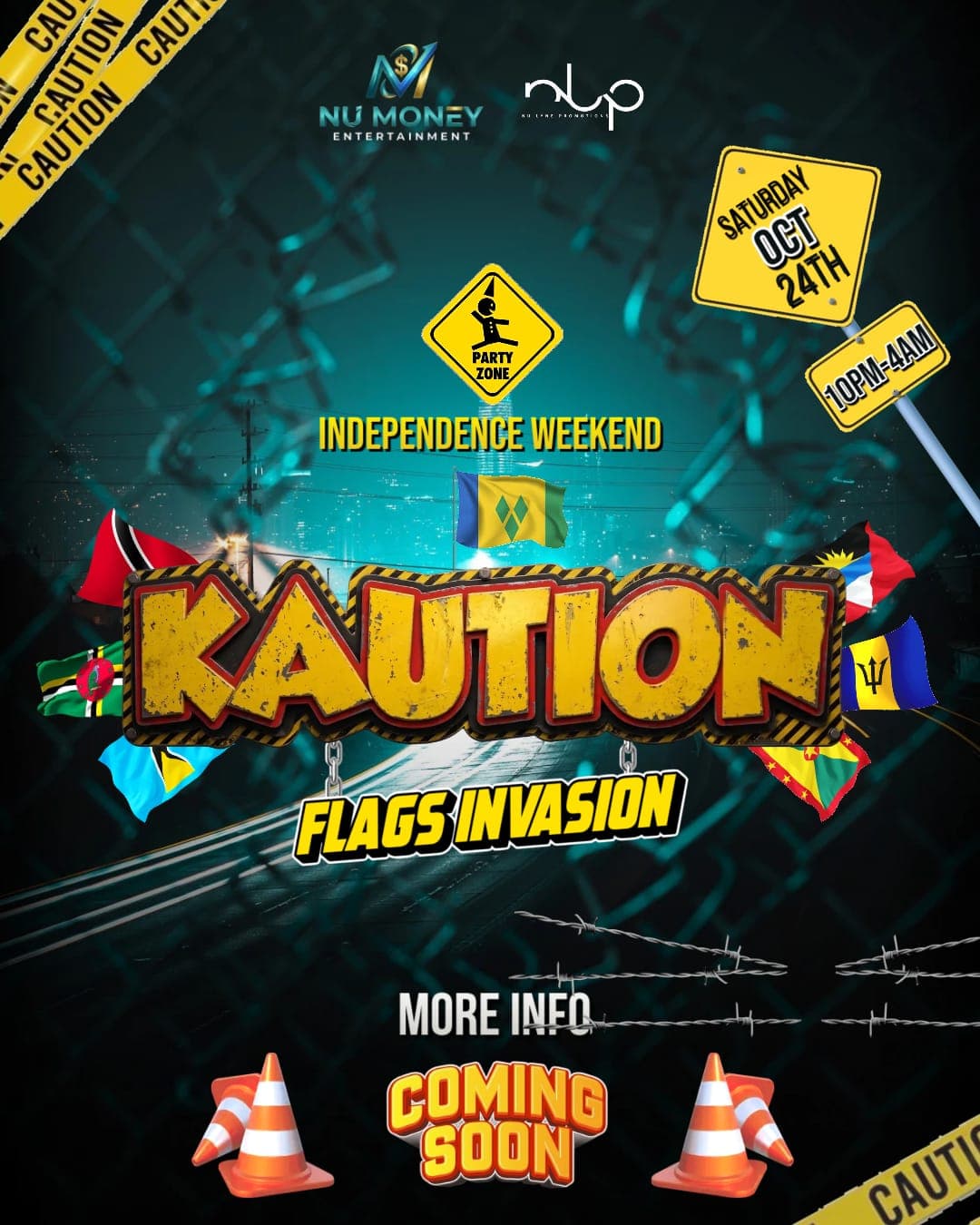 KAUTION: FLAGS INVASION