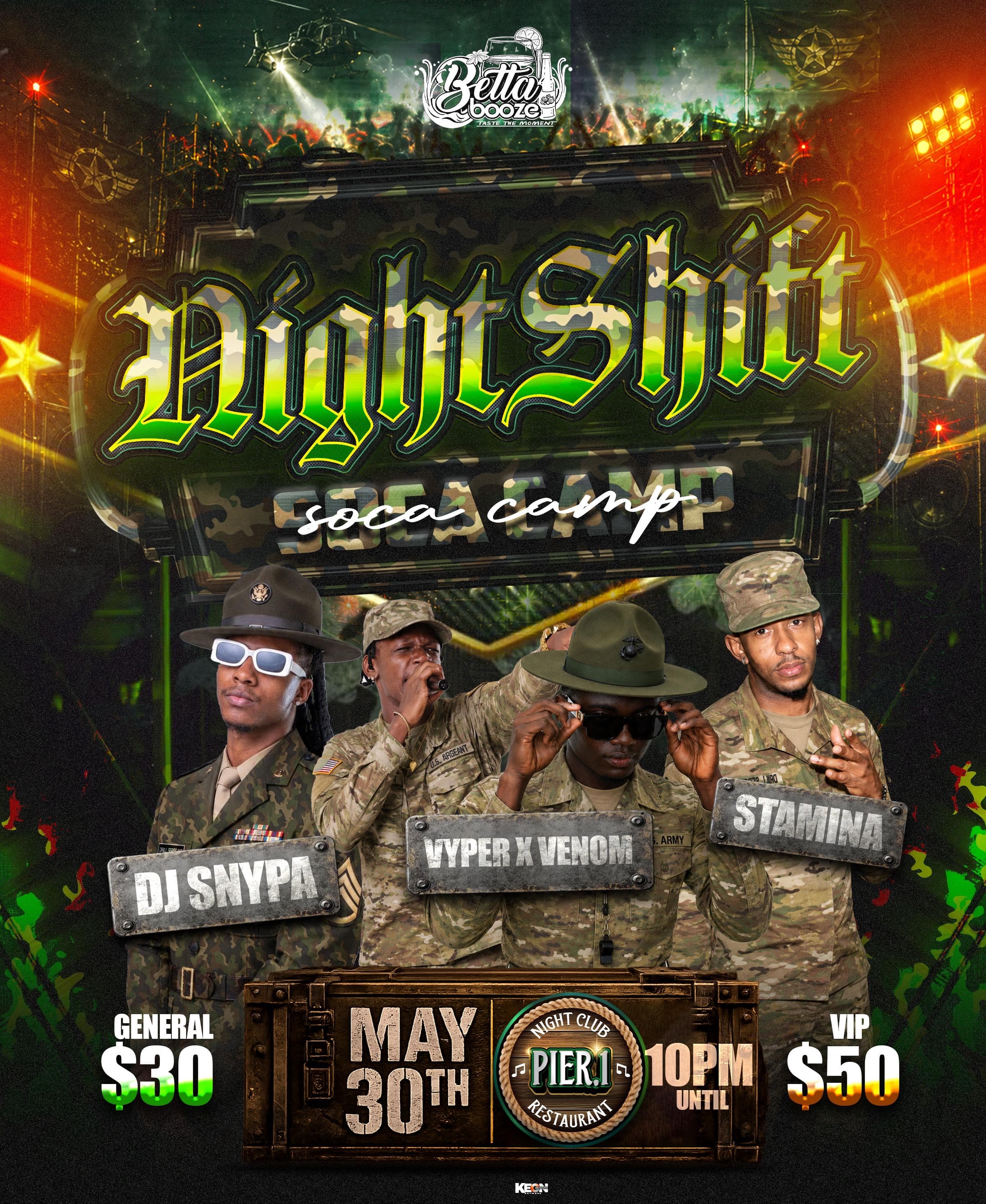 Nightshift: Soca Camp